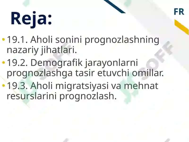 DEMOGRAFIK JARAYONLARNI PROGNOZLASH 2