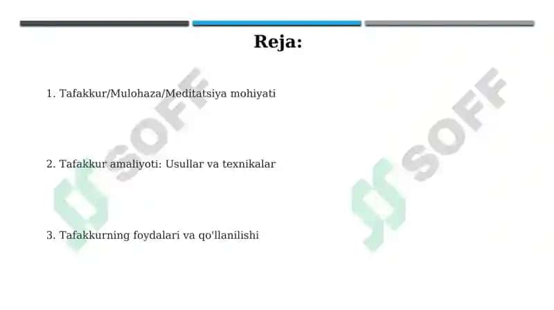 Tafakkur mavzusi 2