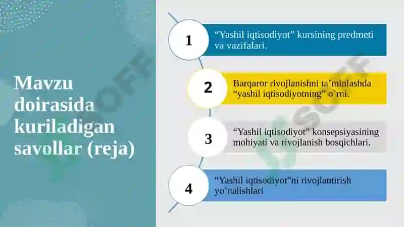 Yashil Iqtisodiyot 2