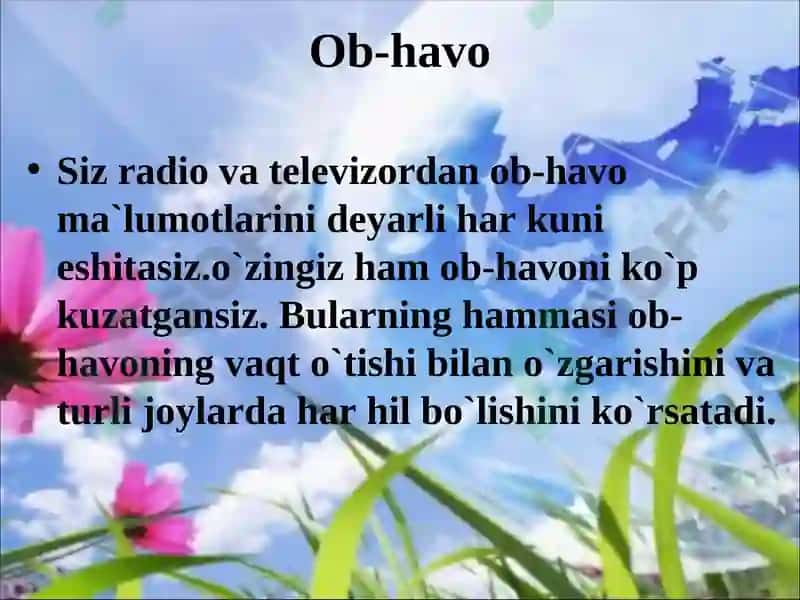 Ob-havo 2