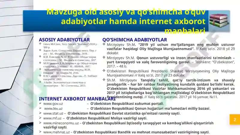 O’rtachamiqdorlar va variatsiya ko’rsatkichlari 2