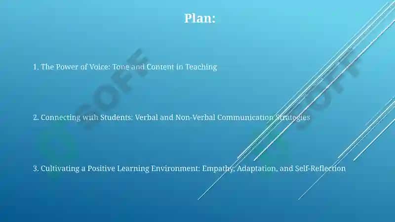 The Power of Voice: Tone and Content in Teaching 2
