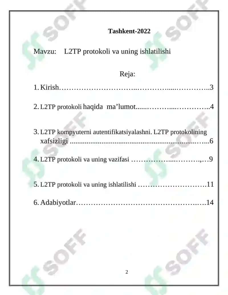 L2TP protokoli va uning ishlatilishi 2