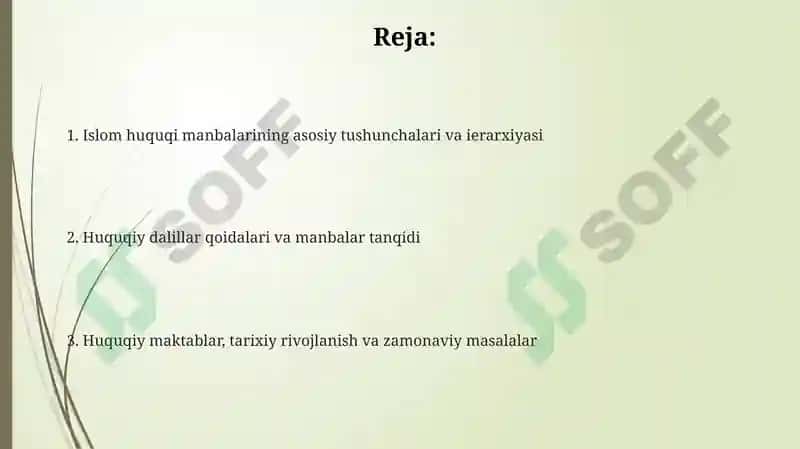 Islom huquqshunosligi 2