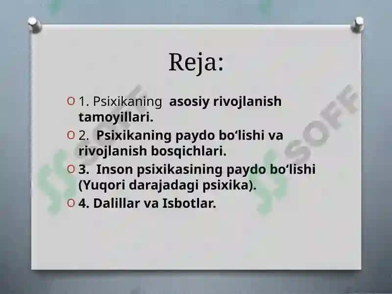 Prezentatsiya.Psixikaning filogenetik taraqqiyoti 2