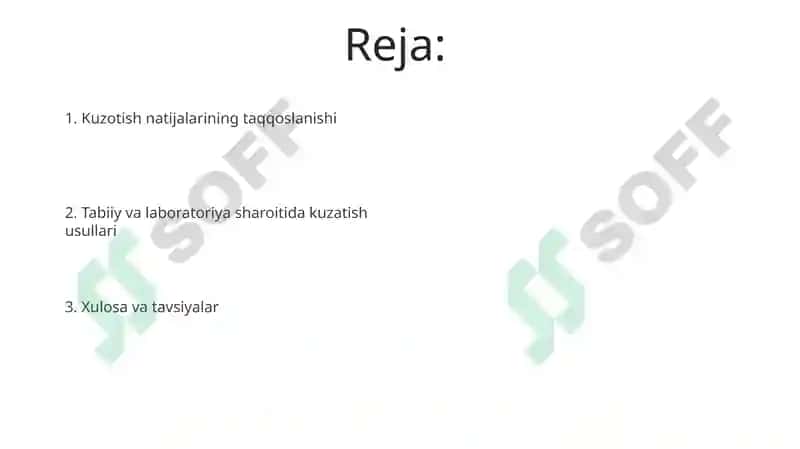 Tabiiy va labaratoriya sharoitida shaxsni kuzatish 2