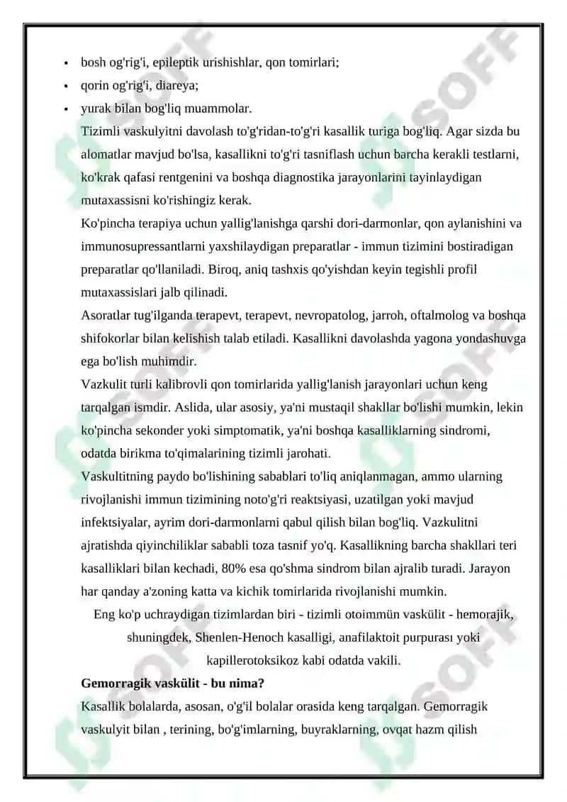 Tizimli Vaskulitlar 2