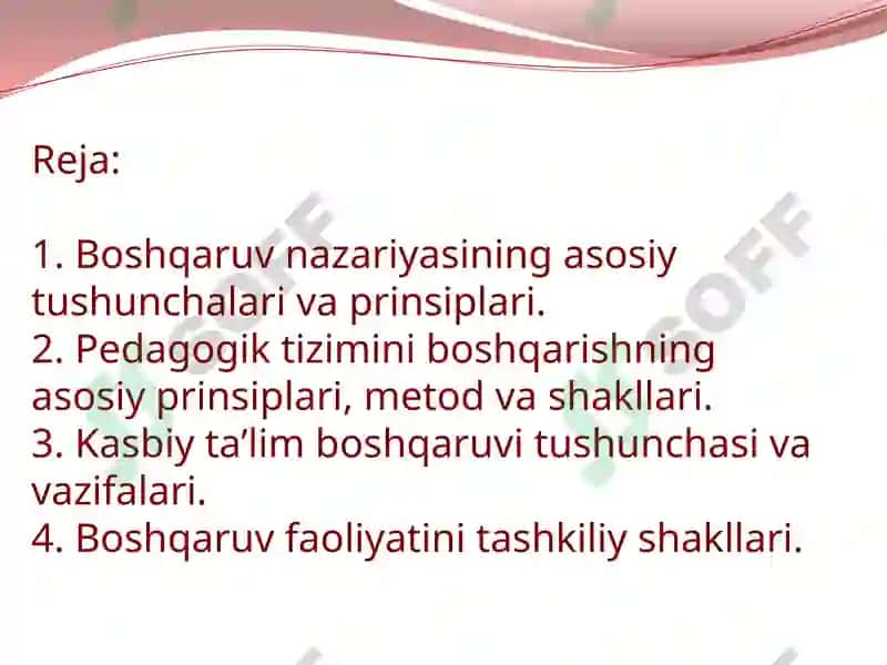 Kasbiy ta'limda pedagogik boshqaruvi 2