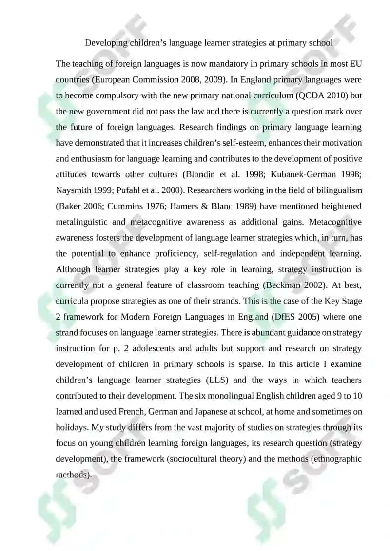 Teaching Foreign Languages in Primary Schools 2