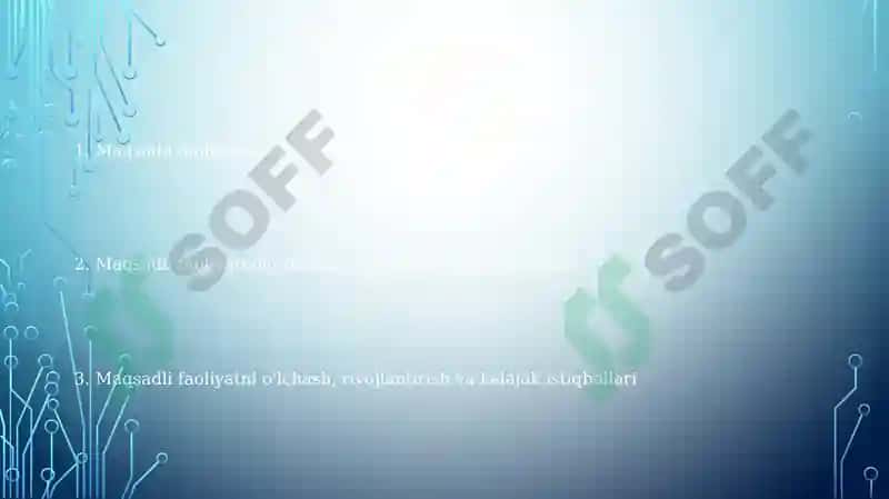 Maqsadga qaratilgan faoliyat 2