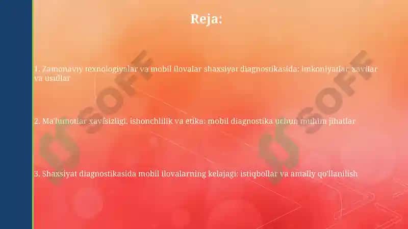 Shaxs diagnostikasi 2
