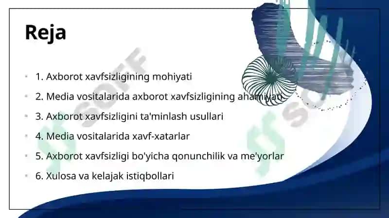 Media vositalarida axborot xavfsizligi 2