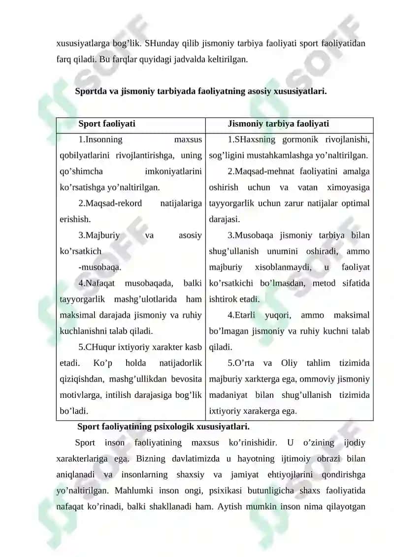 Sport faoliyati va uning psixologik xarakteristikasi 2