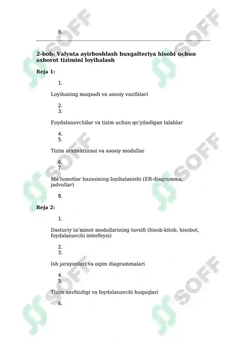 LOYIHALASH  UMUMIY KARYERA UCHUN 2