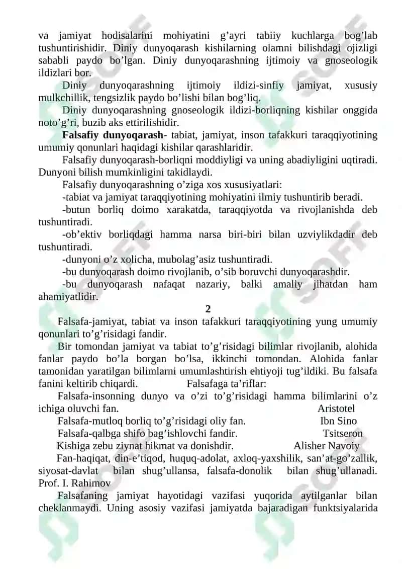 Falsafa va uning jamiyat hayotidagi roli 2