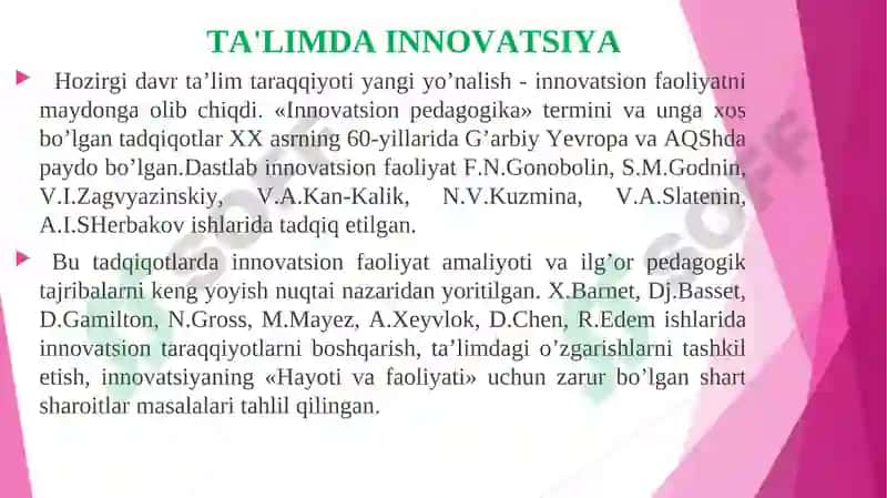 Ta'limda Innovatsion Jarayonlar 2