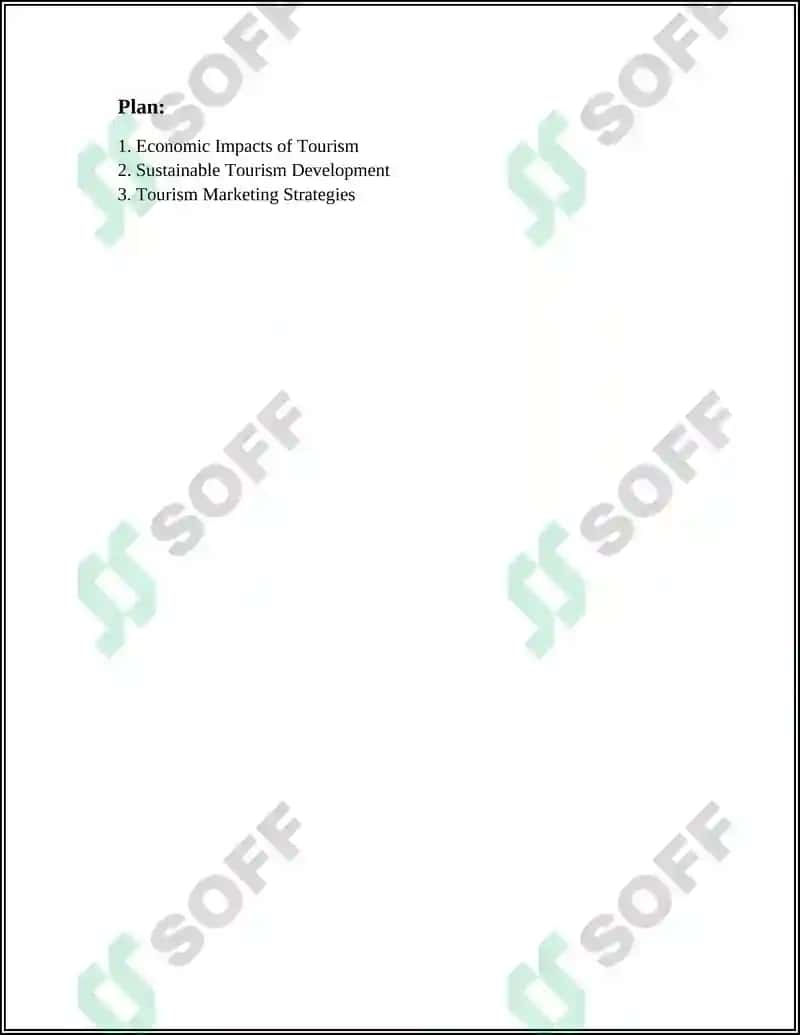 Economic Impacts of Tourism 2