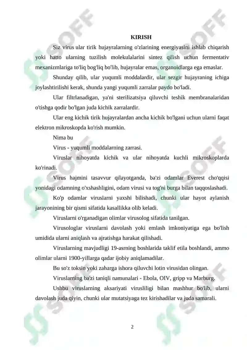 Viruslar Diagnostikasi 2