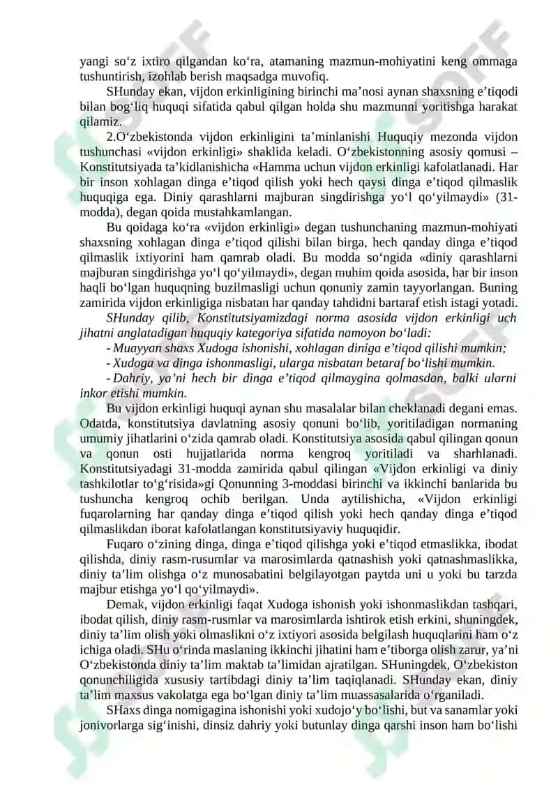 O'zbekistonda faoliyat yurituvchi diniy tashkilotlar 2
