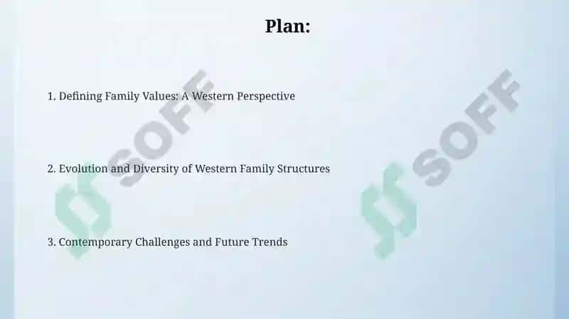 Family values in Western Countries 2