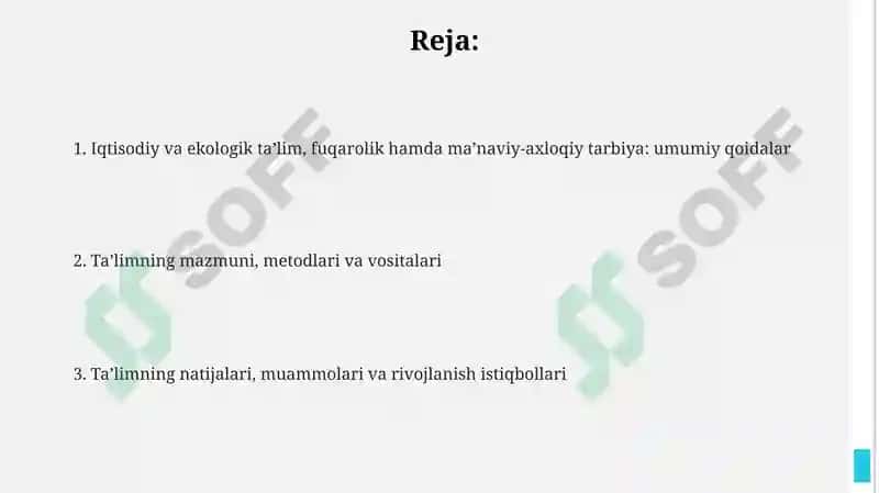 Iqtisodiy va ekologik tarbiya 2