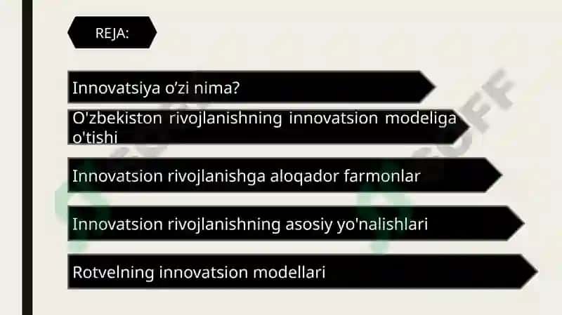 Innovatsion Rivojlanish Modellari 2