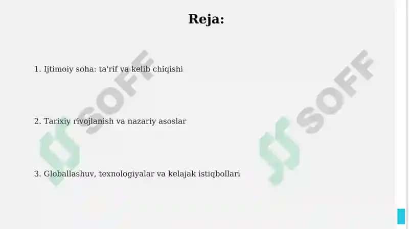 Ijtimoiy soha 2