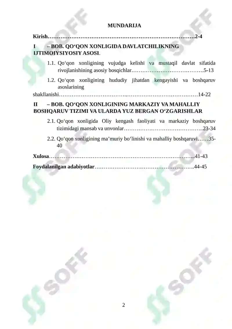 Qoʻqon Xonligi Davlatchilikning Ijtimoiyosi 2