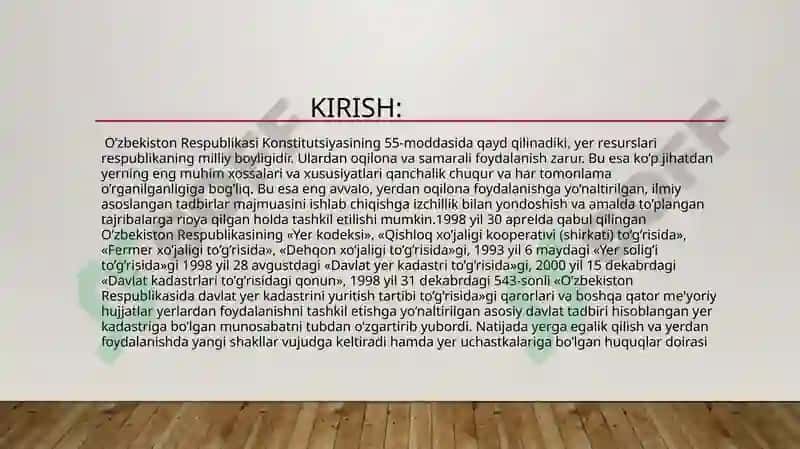 Davlat shaharsozlik kadastri 2