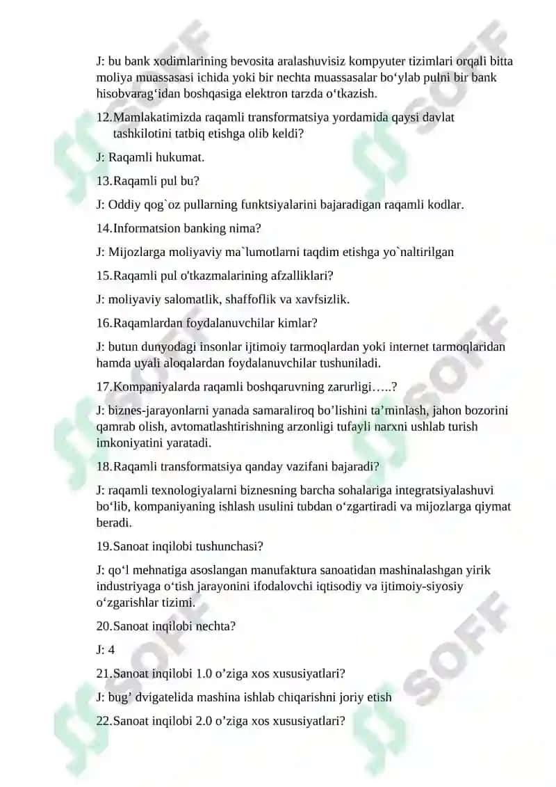 RAQAMLI IQTISODIYOT 2