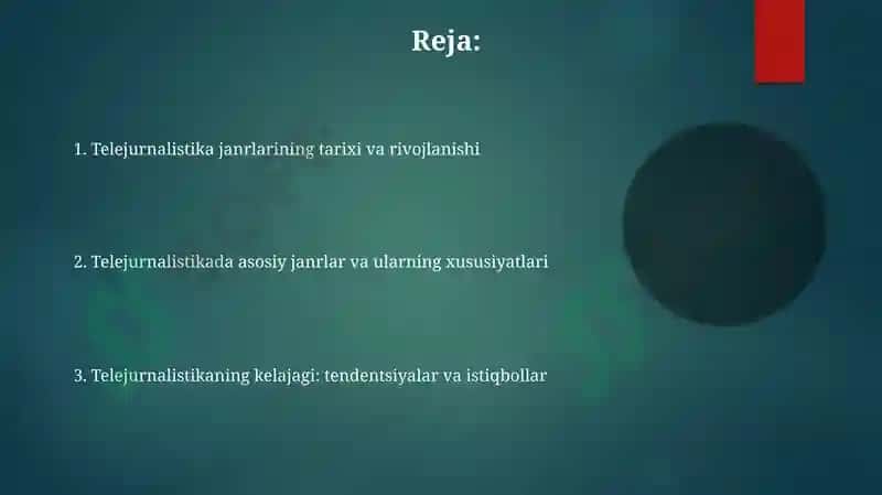 Telejurnalistikadajanrlar 2