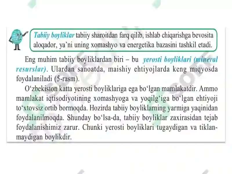 O‘zbekistonning tabiiy sharoiti va tabiiy resurslar 2