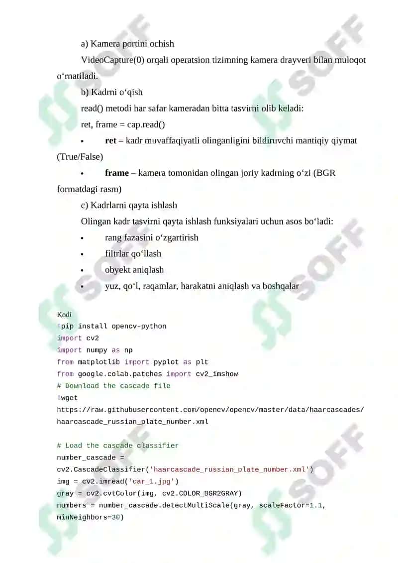 Veb kamera bilan ishlash 2