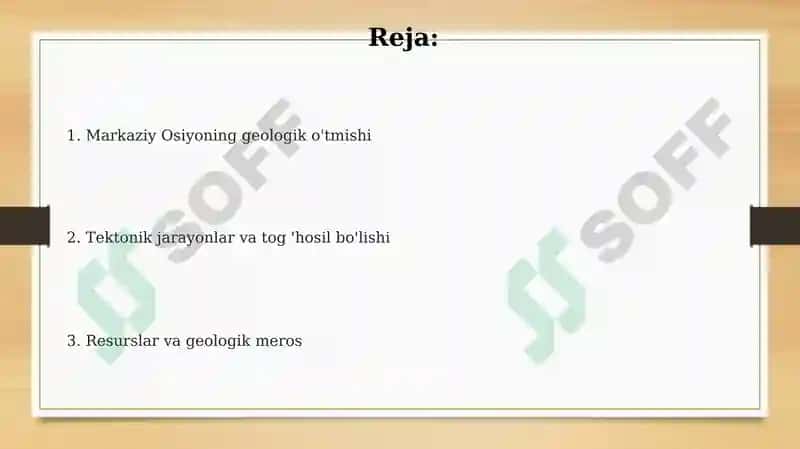 Oʻrta Osiyoning geologik taraqqiyoti tarixi 2