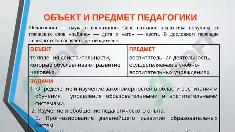Предмет и задачи педагогики. Методология научно-педагогических исследований  и методы исследования 2