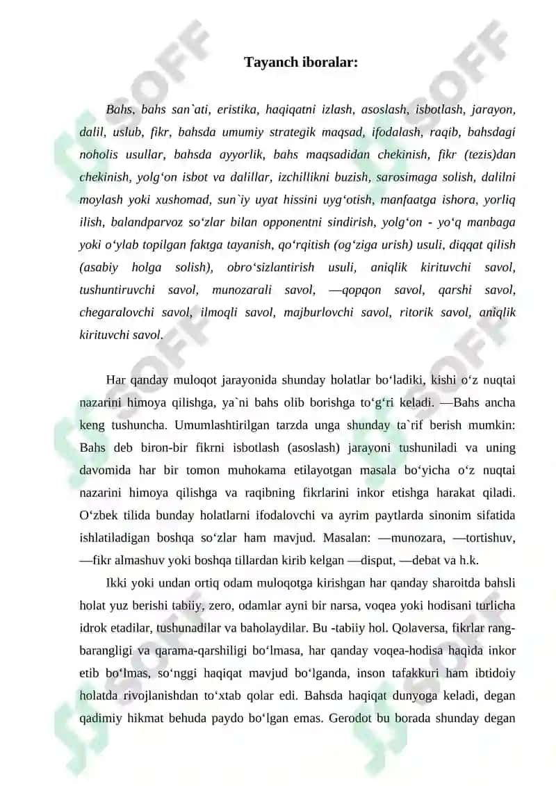 Davlat xizmatchisining bahs yuritish san`ati 2