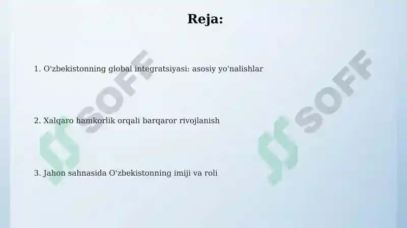 O'zbekistonda jahon hamjamiyati 2
