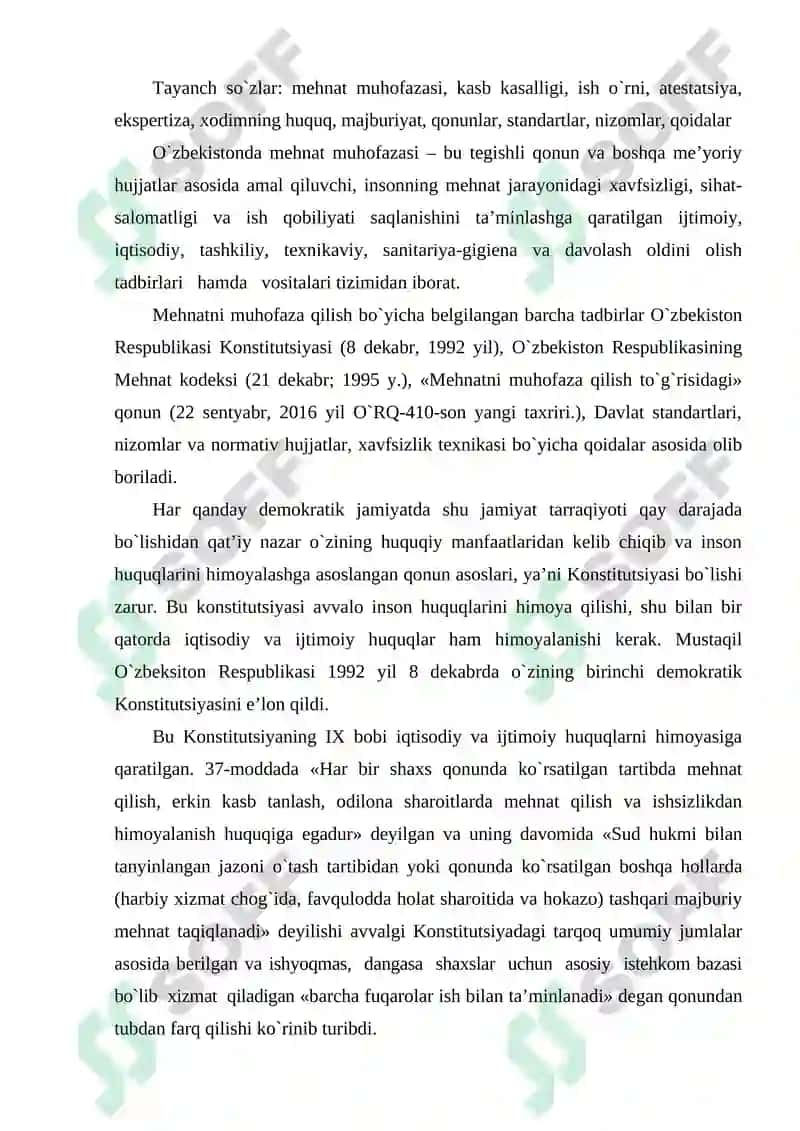 Mehnat muhofazasi 2