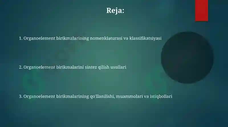Organik Birikmalar Nomenklaturasining Usullari 2