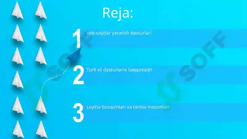 Veb-saytlar yaratish dasturlari 2