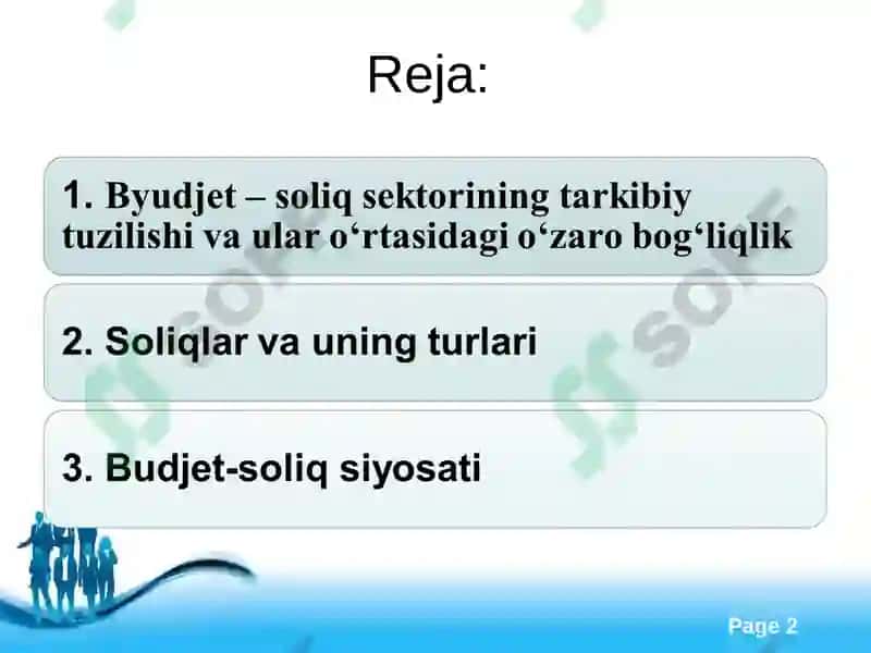 Davlatbyudjet-soliq siyosati 2