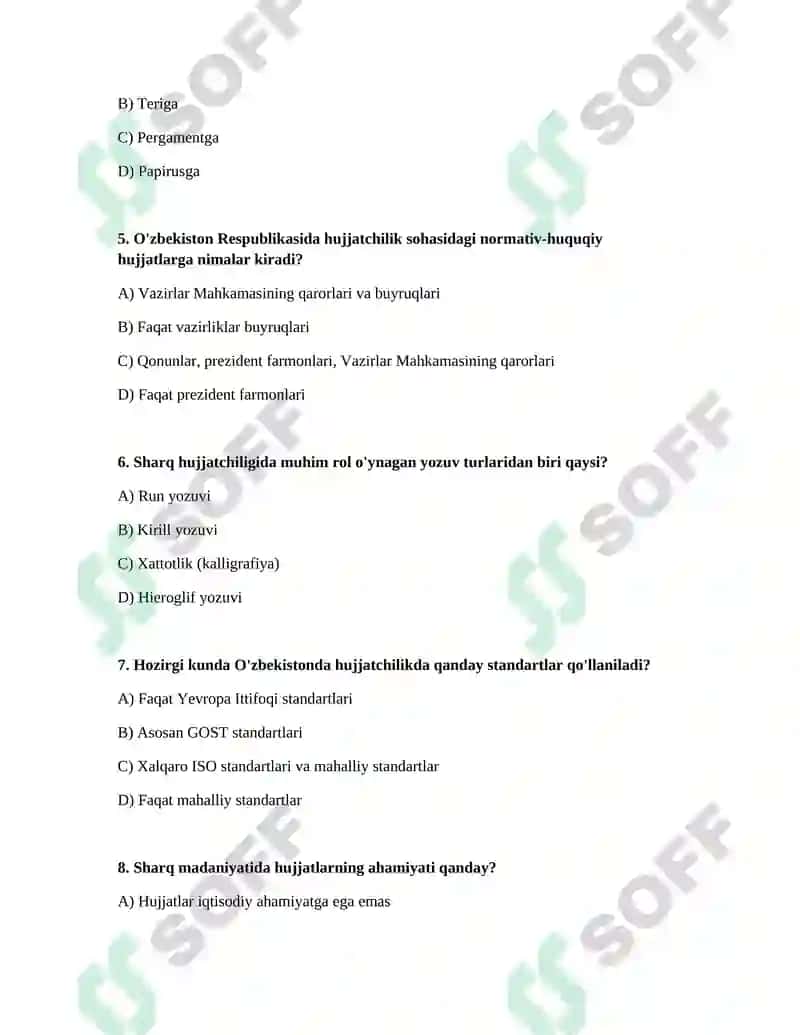 Hujjatchilikning takomillashuvi 2