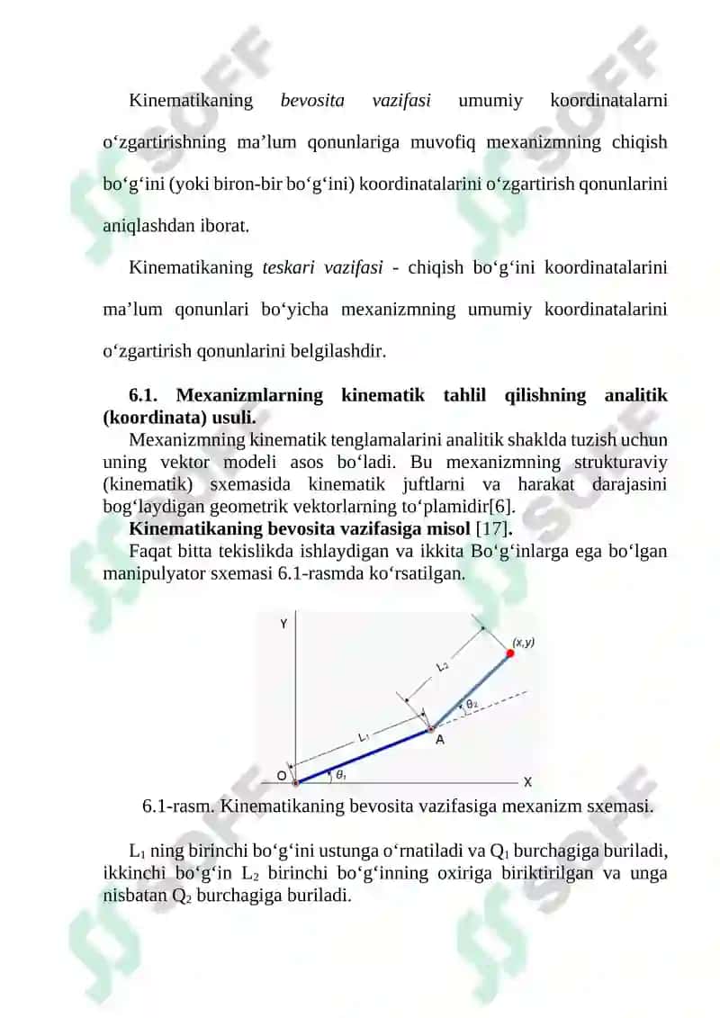 KINEMATIK TAHLIL TURLARI. 2