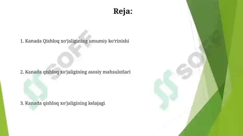 Kanada qishloq xo‘jaligi 2