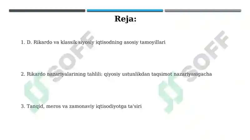 D.Rikardo va klassik siyosiy iqtisod 2