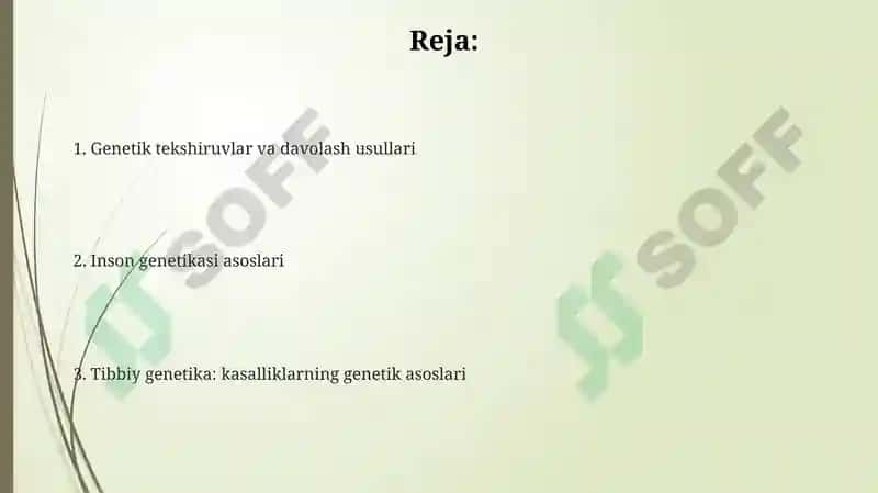 Inson genetikasi asoslari 2