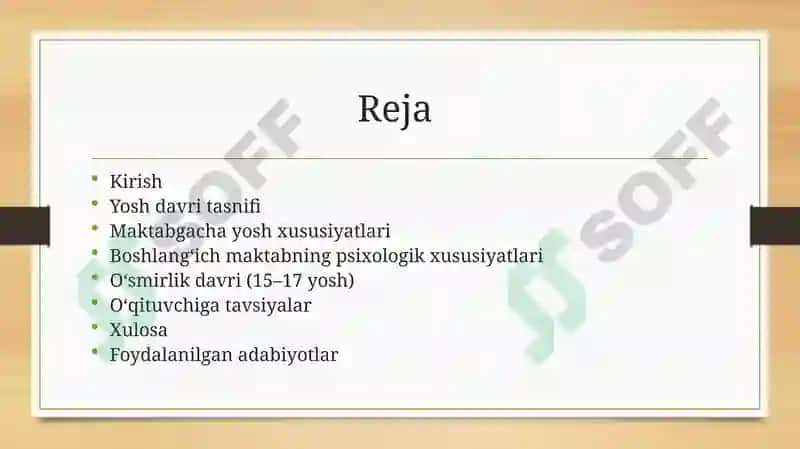 Maktabgacha yosh psixologiya 2
