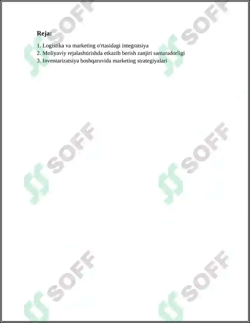 LOGISTIKA VA MARKETING 2