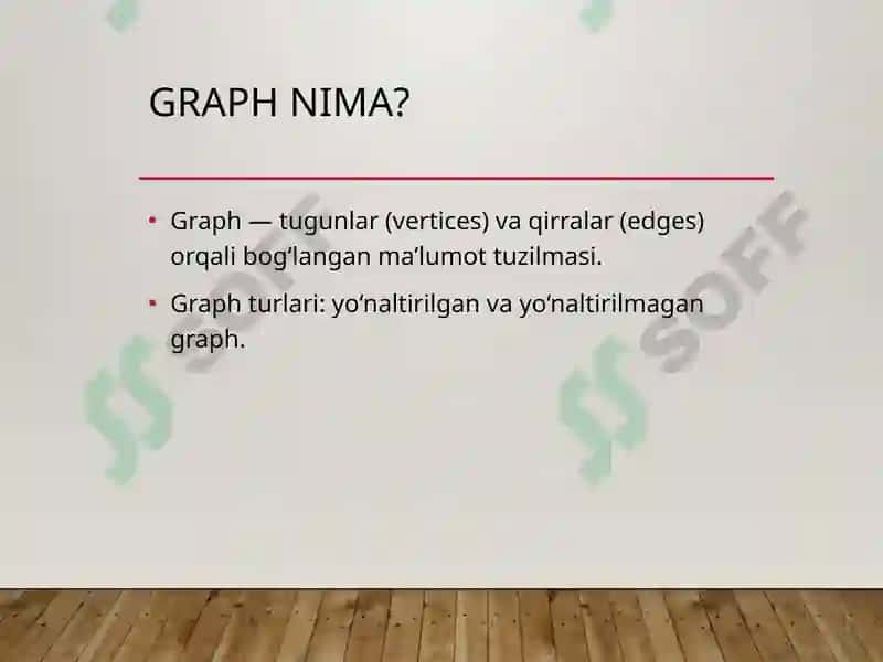 Graph bilan ishlash algoritmlari: DFS va BFS 2