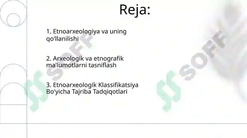 Arxeo- etnografik manbalarning etnoarxeologik tizimlashtirish 2